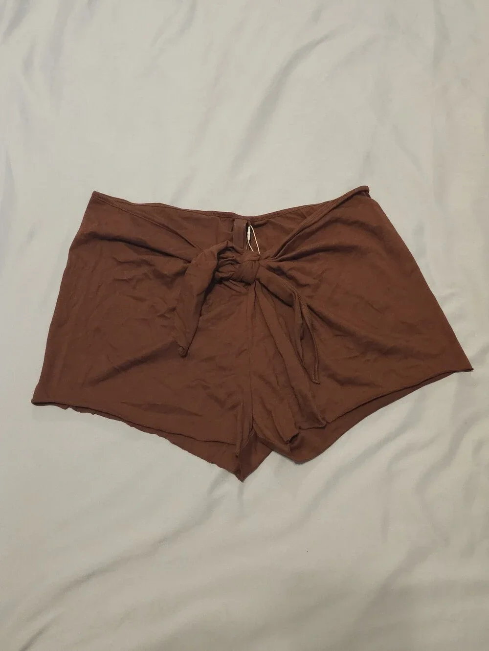 Skims Cotton Jersey Cover Ups Short CU-BTM-11516W Henna Size Large